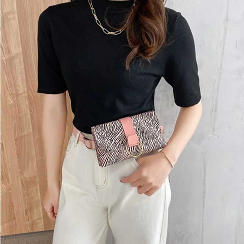 Fashion 2 In 1 Female Girdle Coin Purse Mini Waist Bag Belt Mobile Phone Bag Waist Bag Ladies Belt Bag Flap Leather Fanny PackT251128