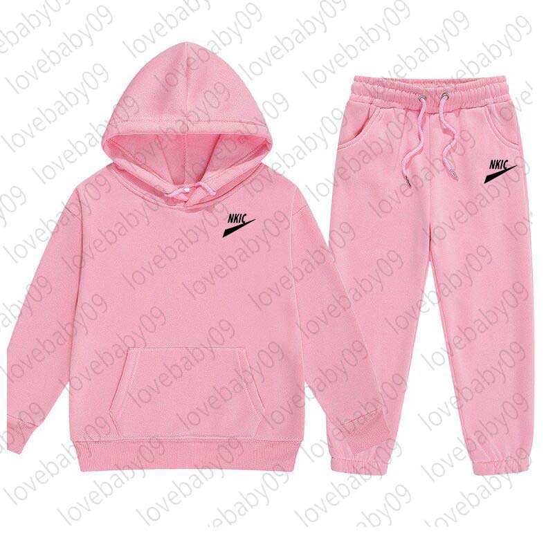 Children Tracksuit Kids Sets Baby Boys Girls Clothing Fashion Sports Suits Pink Hoodies Sweatshirts pants Brand Jacket Boy Clothes