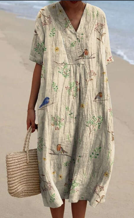Dresses Women Designer Clothing Robe Dress Designer Floral Dress Vestido Calf 2025 New Clothing Womens Hot Product Comfortable Loose Printed Long Dres