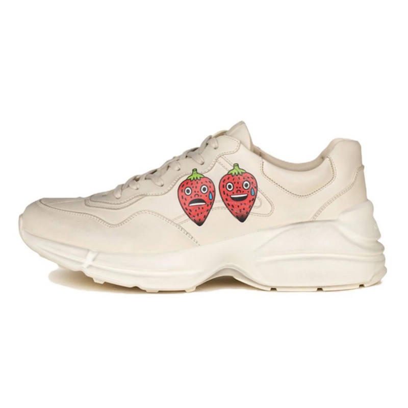 designer shoes Rhyton sneakers Rython sneaker shoe Beige Ebony Epilogue Green Red Mouth White Pink SEGA White Yankees Blue Vintage DistOic6#