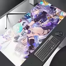 Honkai Star Rail Silver Wolf Mousepad Office Large Small Mouse PC Computer Game Keyboard Rubber Anti-Slip Mice Mat