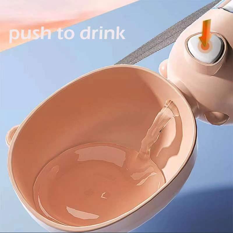 free shipping Portable water dispenser pet dogs to go and drink water, accompanied by a cup outdoor drinking, convenient for free drinking when going 