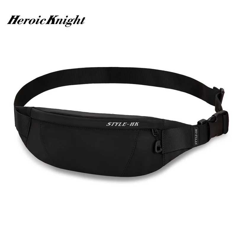 Heroic Knight High Quality Waist Pack Man Casual Outdoor Travel Cross Shoulder Bag Fashion Sport Chest Bag Waterproof fanny PackT251128