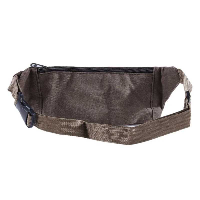 Women Men Fanny Pack Waist Belt Bag Nylon Purse Travel Camping Hiking Pocket Belly Pouch for Phone CoinsT251128