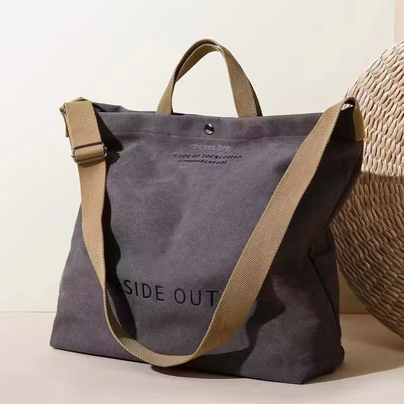 High Quality Women Canvas Shoulder Shopping Bags Students Book Bag Cotton Cloth New Handbags Large Tote For Girls wallet 240724