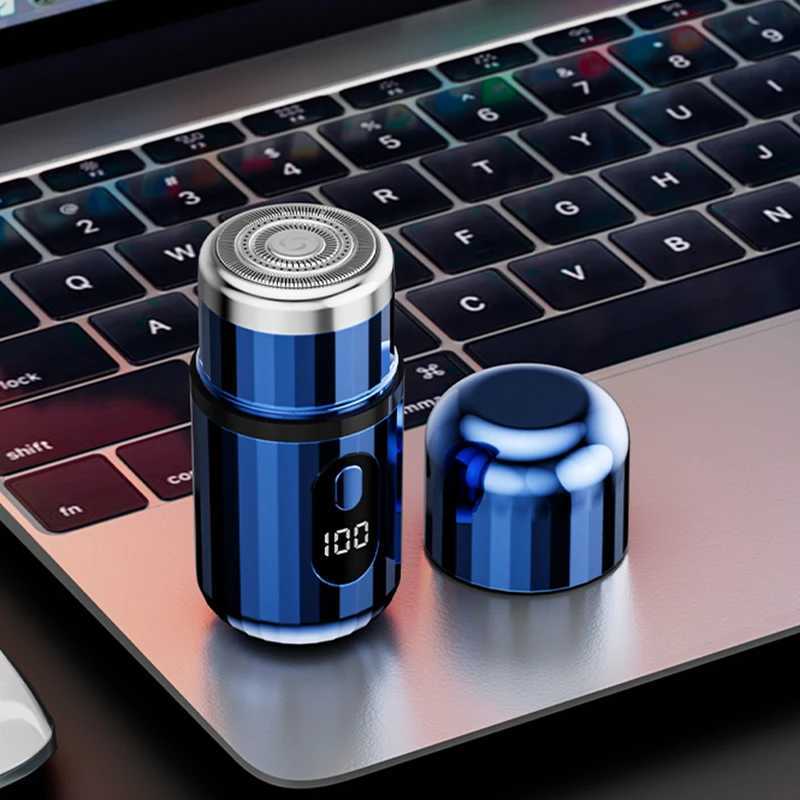 Mini Portable Electric Shaver For Men Capsule Design Travel Home Use Electric Beard Knife USB Rechargeable Pocket Electric Razor C251128