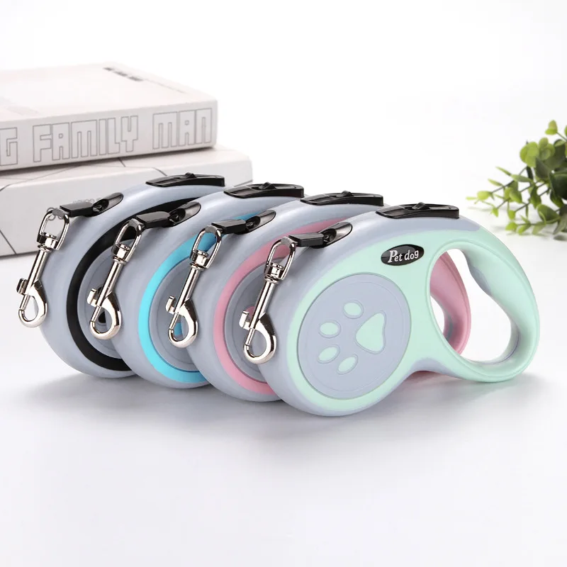 3m 5m Nylon Dog Leash Automatic Retractable Durable Cat Lead Extending Puppy Walking Running Traction Roulette For Small Dogs - view 3