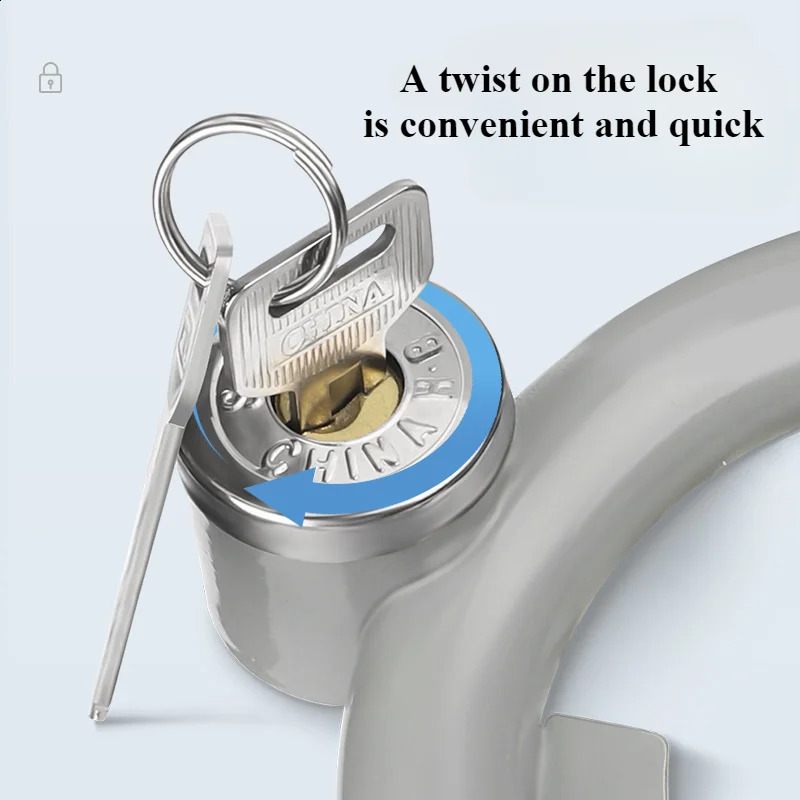 Bicycle lock anti-theft lock mountain bike electric car battery car lock circular lock outdoor bike lock accessories 250420