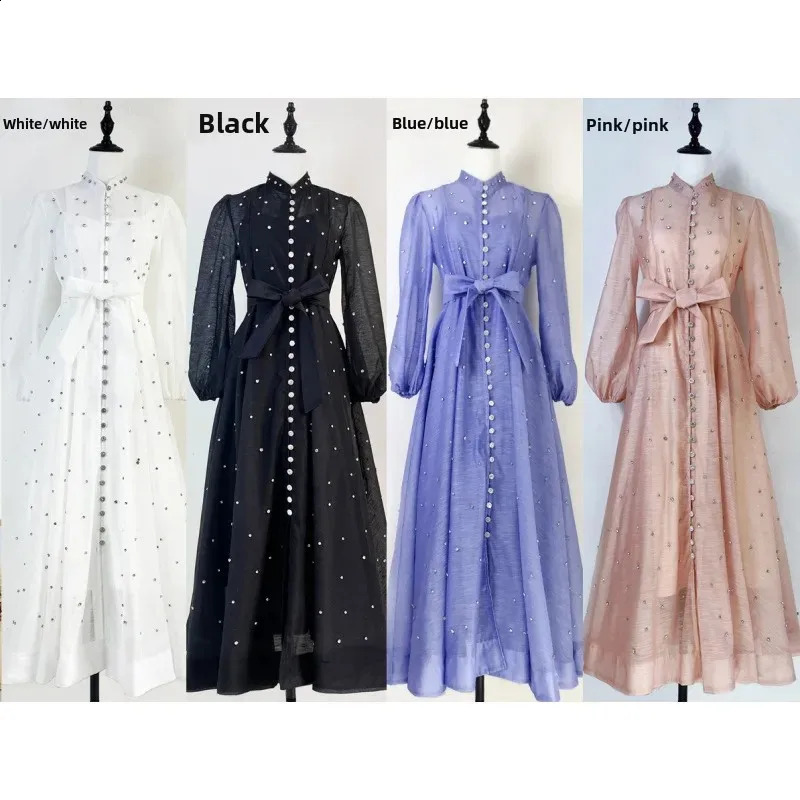 Four color display pavilion high Def dress n sensory heavy stud long sleeved button with tank 250420