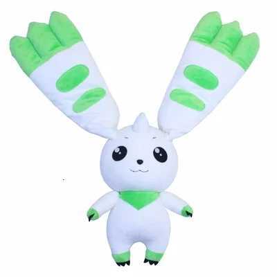 Japan Cartoon Digital Monster cartoon character White Lopmon X Plush toys Childrens birthday PresentsT251128