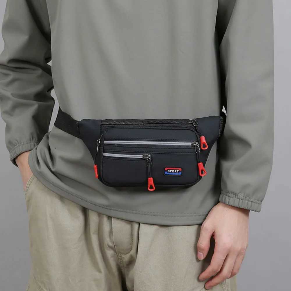 New Multifunctional Simple Fashion Waist Bag Casual Versatile Mens Outing Chest Bag Outdoor Backpack ExportT251128