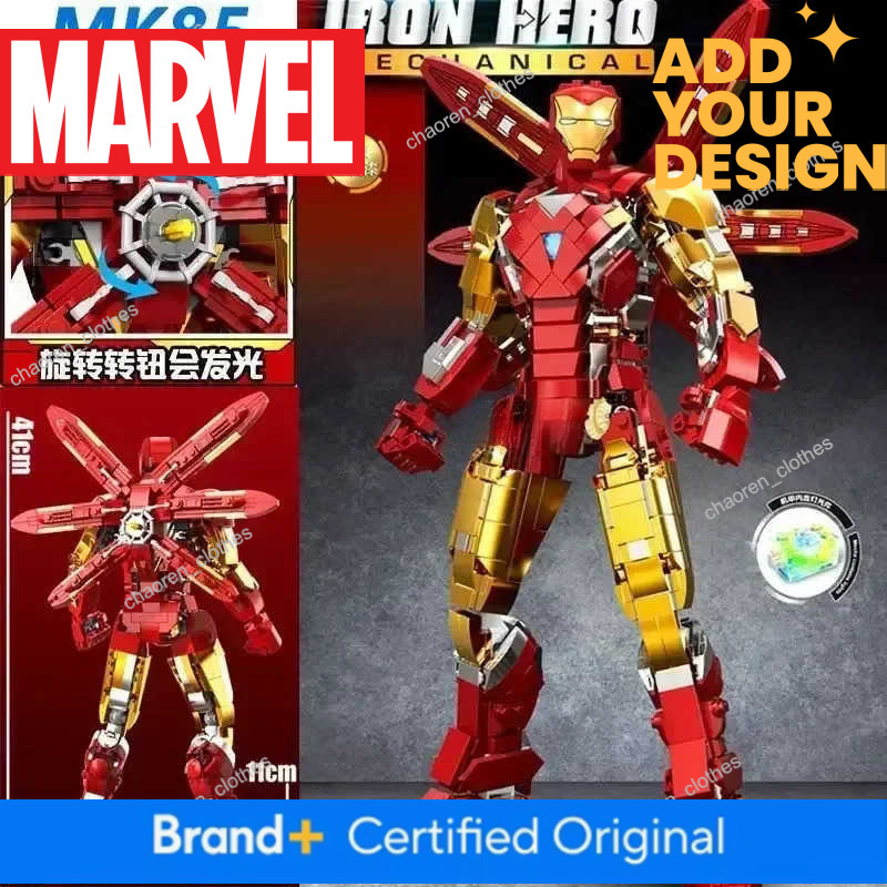 Marvel custom Hot Blocks Bricks Toys Nano Thanos Infinity Gauntlet Building Gloves Plastic Iron Man Model Puzzle Gift W20250625