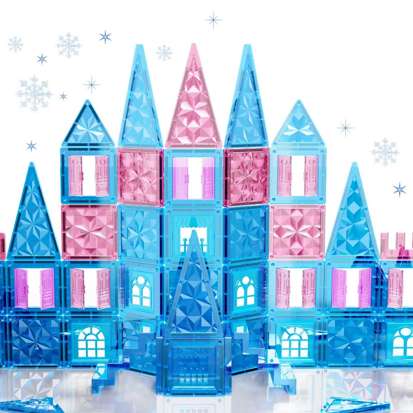 Ice and snow world magnetic film creative structure cognitive toy suitable for birthday gifts for boys and girls over 3 years Y251128