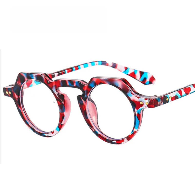 Luxury Brand Designer Blue Light Filter Reading Glasses Men Ultralight Clear Round Vintage Eyeglasses Women Farsighted Eyewear