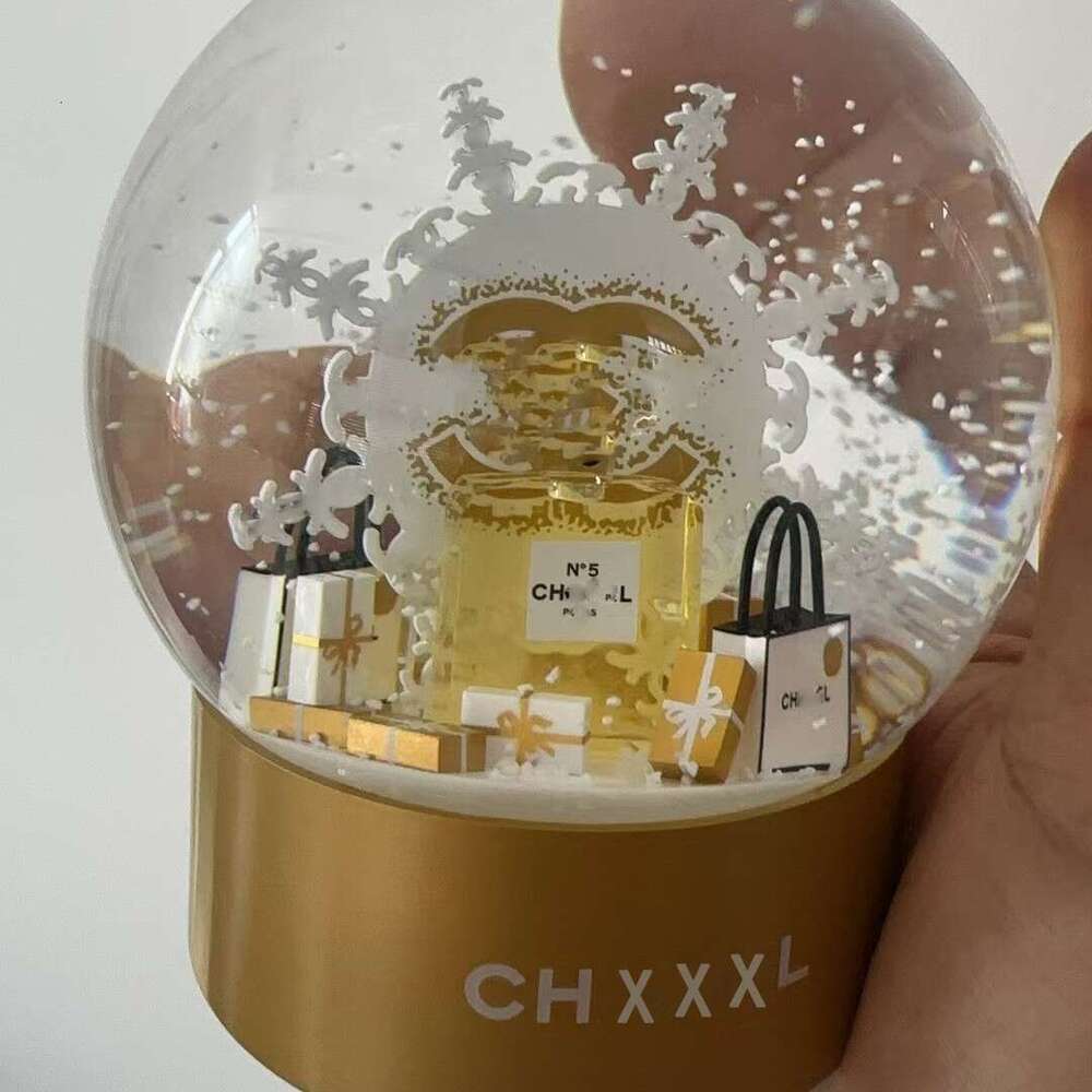 CH XXXL Little Fragrance Crystal Ball 2025 Double C Christmas Snowflake Exclusive VIP Gift Limited Edition Nair's Original Packaging
