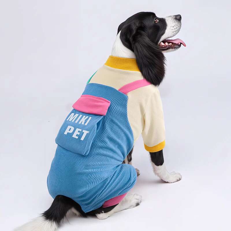 Big Clothes Autumn Golden Hair Huge Expensive Medium and Large Dog Labrador border collie Dirt proof Four legged Pet Spring