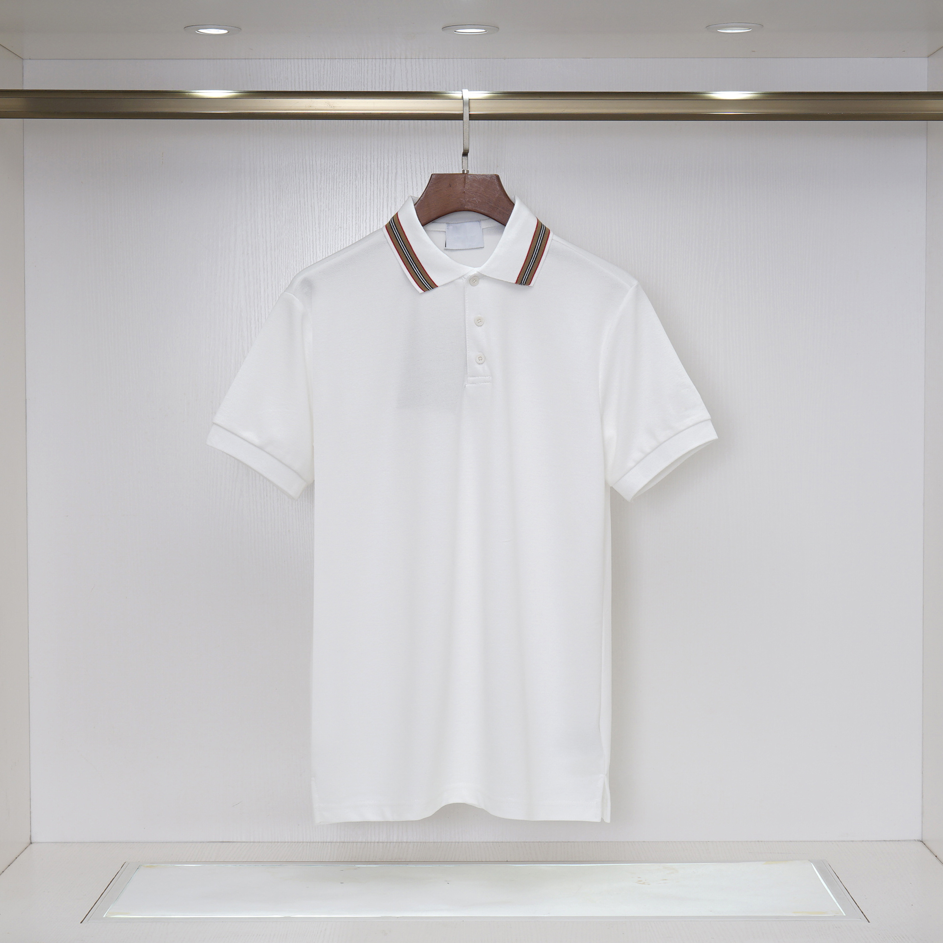 Summer Mens Polo Designer Shirts Casual Business Golf Style Collar Colorful Contrast Letter Print Mens Polo T Shirts