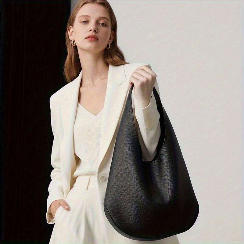Designer Baguette Bag Medium Cloud Bag 35cm Womens Hobo Bags Fashion Lambskin Brown Purse Luxury Handbag Genuine Leather Black Shoulder Bag