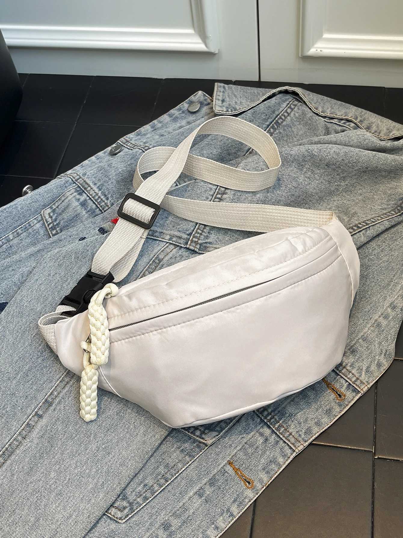 Fashion Nylon Fanny Pack Crossbody Bag Waist Bag Shoulder Bag Womens Casual Sling Purse For Outdoor Sports Sport BagsT251128