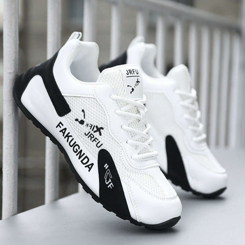 Leather Surface Water-Resistant Travel Autumn Free shipping high quality Winter Trendy Versatile Men's Casual Soft Sole Lightweight Sports Shoes