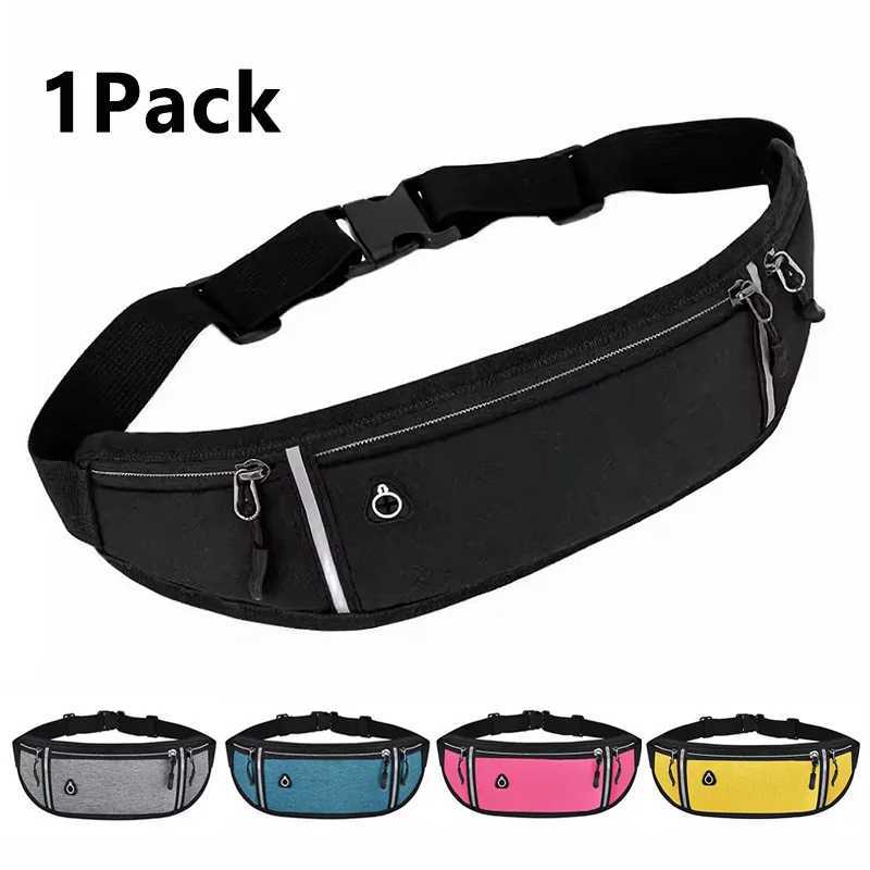 Outdoor Running Waist Bag for Women Waterproof and Close Fitting Invisible Belt Fitness Sports Anti Theft Mobile Waist BagT251128