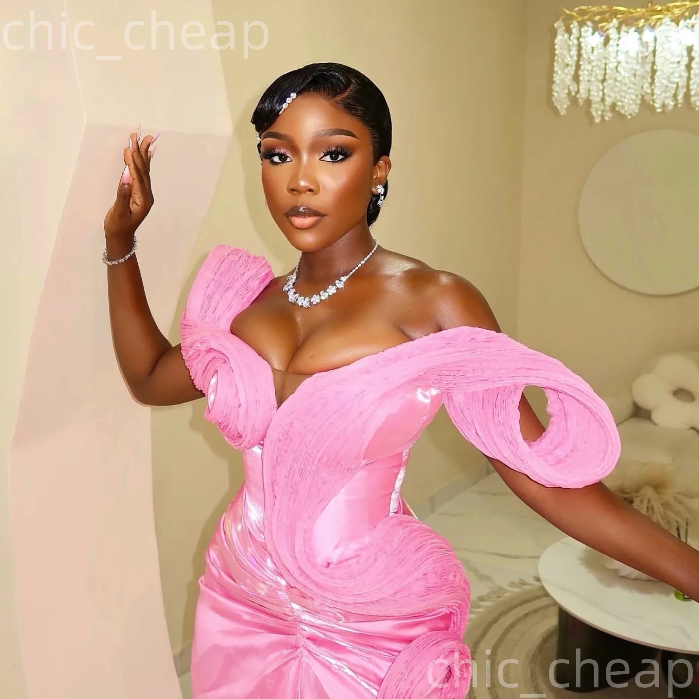 Pink Mermaid Prom Dresses 2026 Sweetheart Satin Stylish Evening Formal Party Second Birthday Engagement Gowns Plus Size Dress For Special Occasions