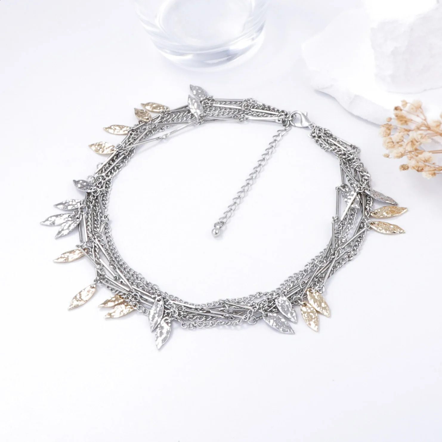 ZAA Vintage Women Jewelry Trend Metal Leaf Tassel Dangling Earrings Personalized Prom Party Accessories Girl Punk Gifts 250513