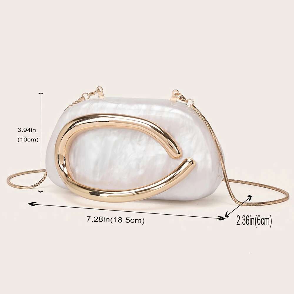 Designer Bag 2025 Fashion Women's Handbag Bride Metal Gold Women Evening Banquet Clutch Shoulder Wedding Purse Party Crossbody Bag Luxury Bag