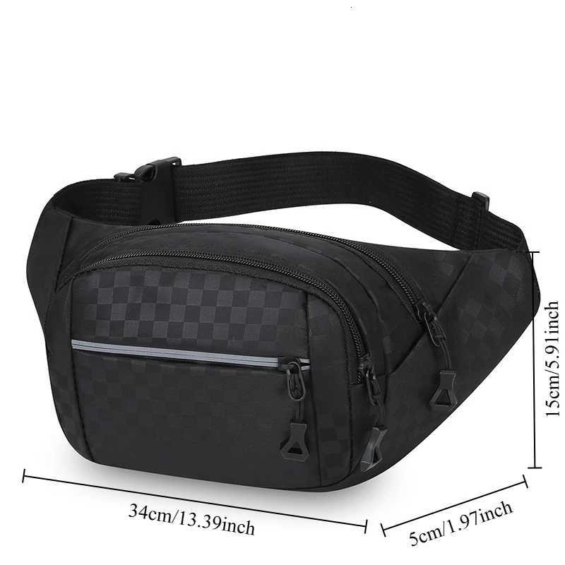 Large Capacity Lightweight and Fashionable Crossbody Baglightweight Mens Waist Bagnew Multi Pattern Single Shoulder Chest BagT251128