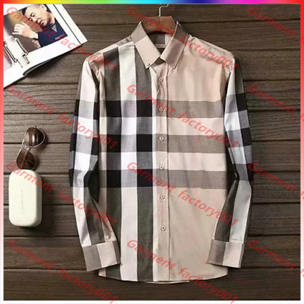 5A designer 2025 luxury men's shirts fashion casual business social and cocktail shirt brand Spring Autumn slimming the most fashionable clothing M-3XL 01