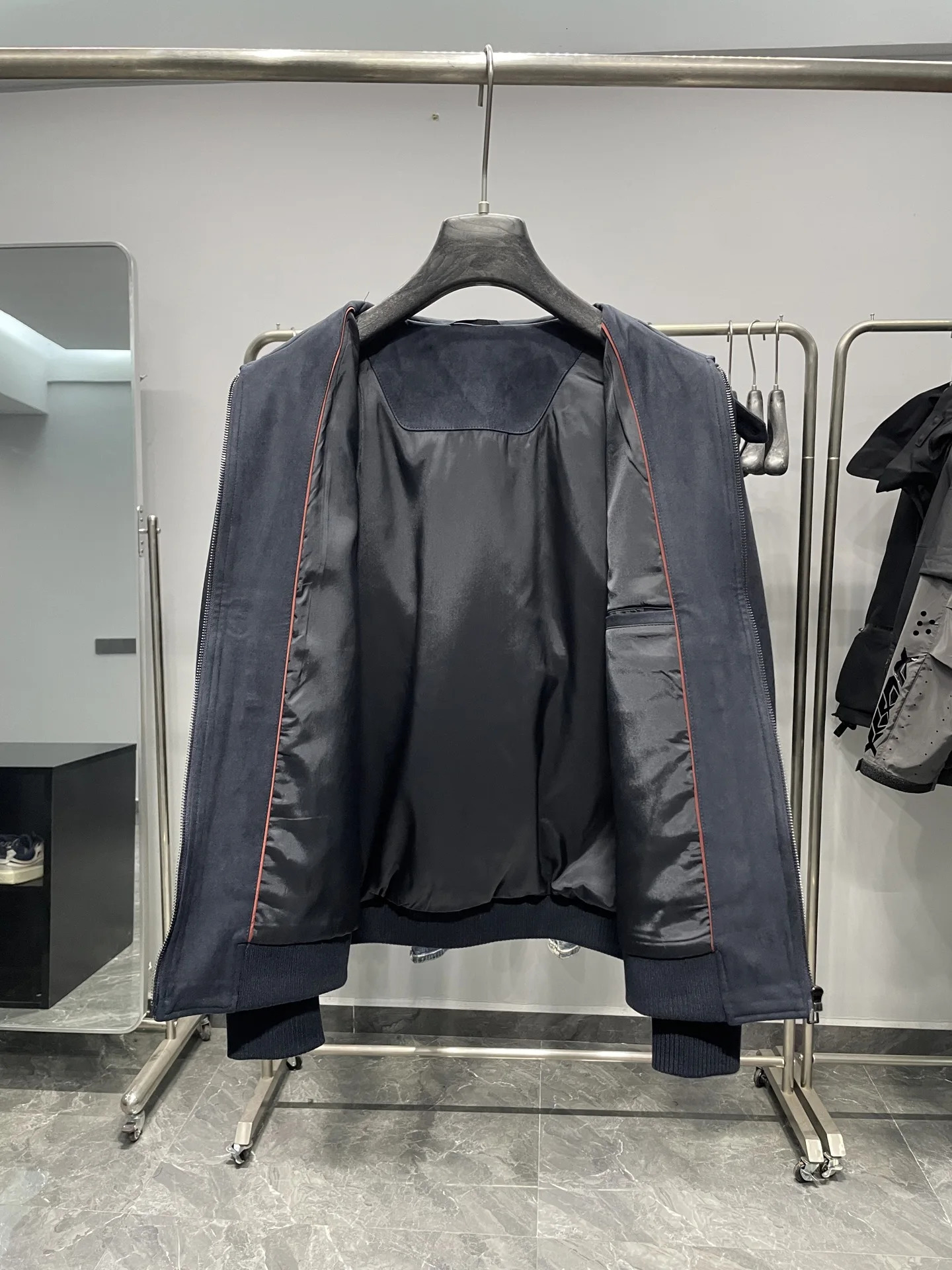 Italian LP mens suede jacket European and American 25 autumn winter lapel business casual 251121