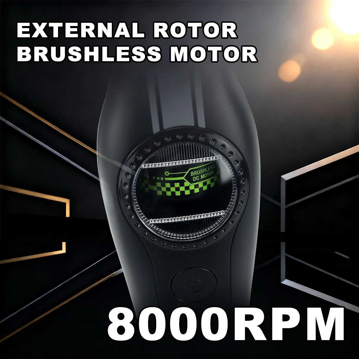 JUCAI MINICANDY F2 Hair Trimmer for Men External Rotor Brushless Motor 0mm Base Charger Professional Clipper Finishing Machine X251128