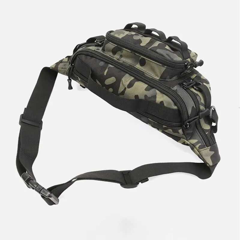 Rilibegan Men Waist Bag Tractial Molte Pouch Belt Waist Bags Multifuctional Outdoor Waist Bags Men Tactical Waist Pack BagsT251128
