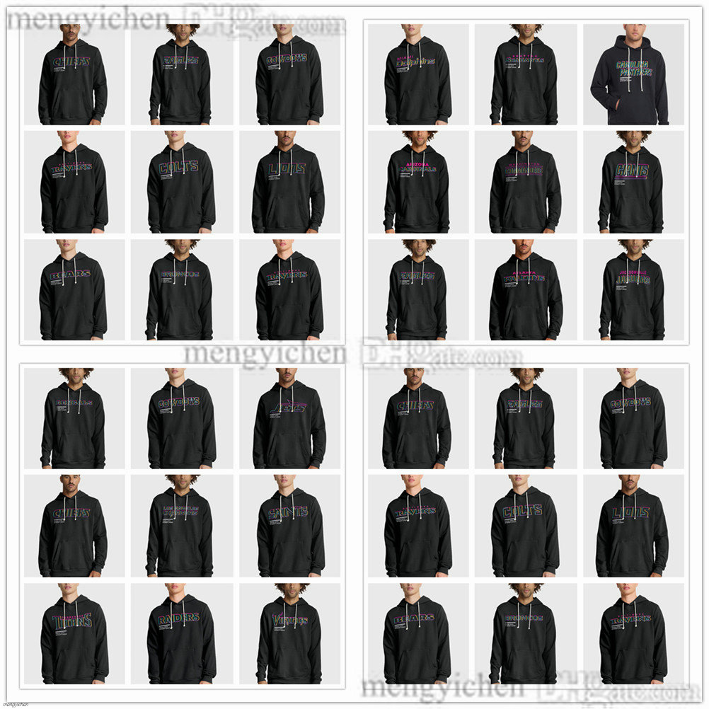 Men S-4XL Black 2025 Crucial Catch Hoodie Football Jersey Pullover Hoodies Long Sleeve Hooded T-Shirts Sweatshirts For 32 Teams Women Youth