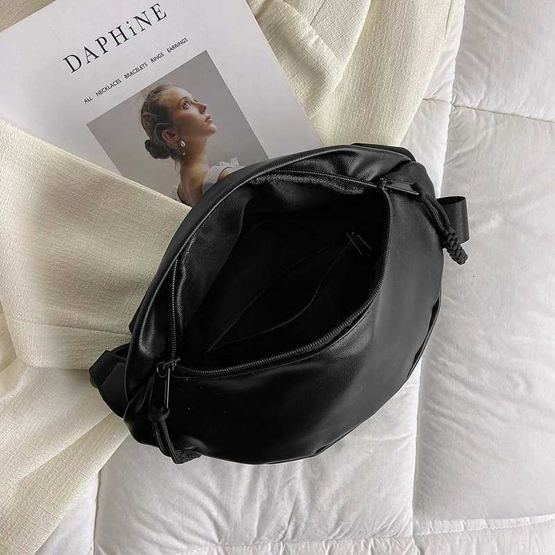 Fashion Simple Chest Pack 2024 New PU Belt Bag Brand Design Women Fanny Pack Casual Travel Shoulder Crossbody Bag Lady Waist BaT251128