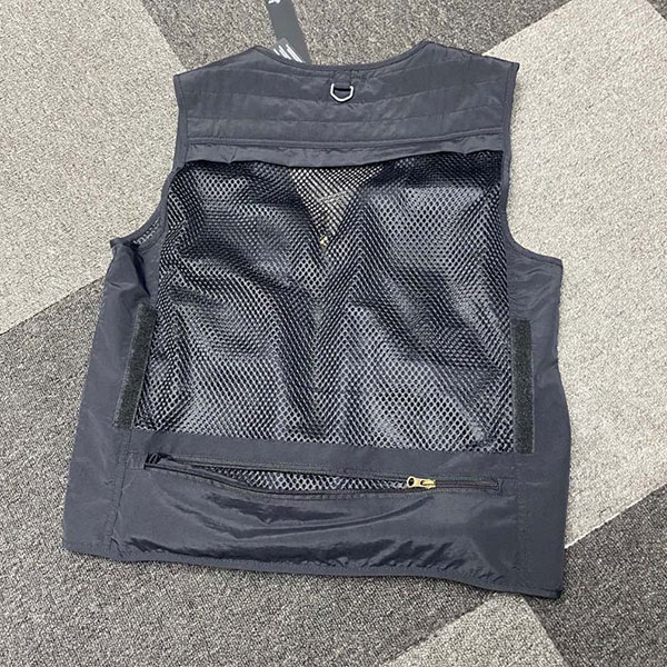 Designer Vests 92053 Summer Outdoor Work Men Multi-Pocket Thin Fishing Photography Mens Vest Coa badge outdoors increase 7XL Free shi