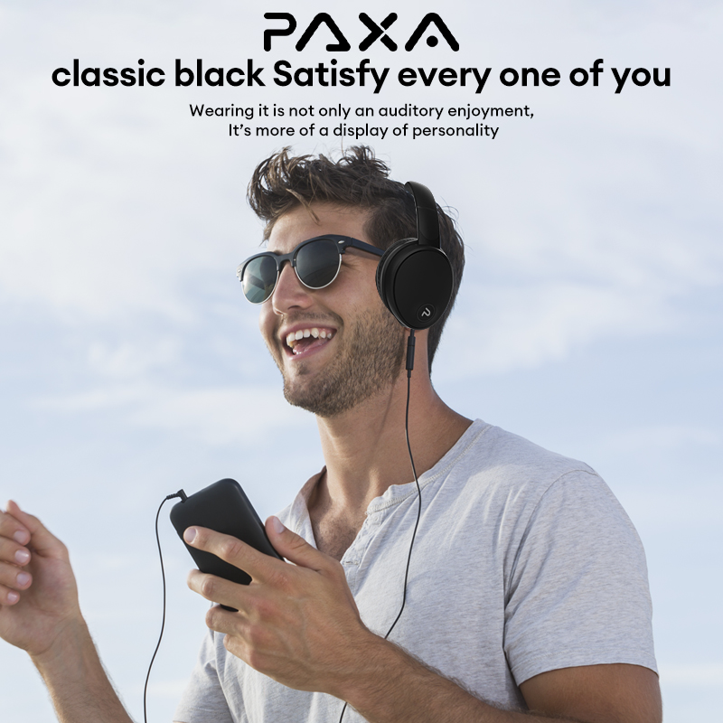 PAXA PBuds Max ANC Wireless Bluetooth Headphones with ANC 43dB Active Noise Cancellation Hi-Res LDAC Spatial Audio Headset