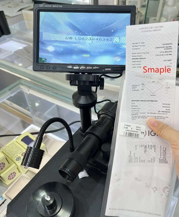 IGI Certificate Lab Grown Diamond Wedding Ring Radiant 14K White Gold 2Ct CVD HPHT Diamond DEF Color VS-VVS