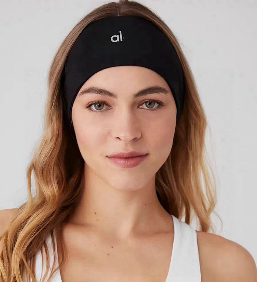 Popilar Elastic Yoga Headband for Women Men Top Quality Black Hair Bands Head Scarf For Headwraps Hair Accessories Classic Jewelry Gifts