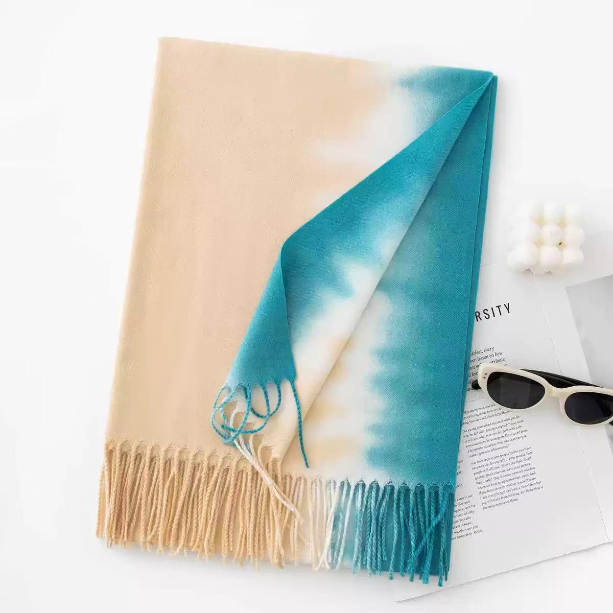 T569 cashmere scarf autumn and winter Korean cashmere girls high-grade shawl