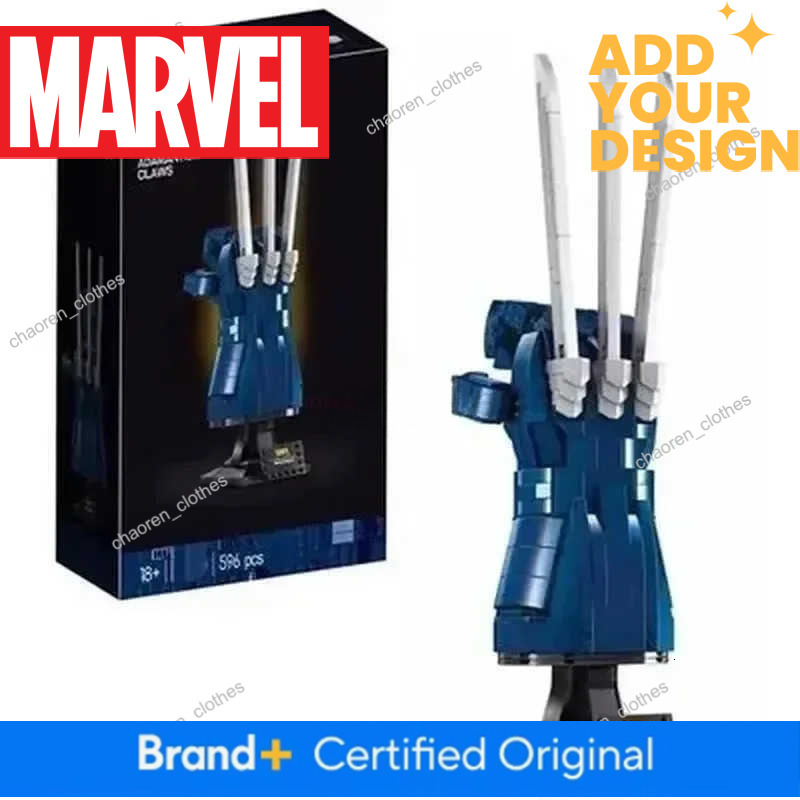 Marvel custom Hot Blocks Bricks Toys Nano Thanos Infinity Gauntlet Building Gloves Plastic Iron Man Model Puzzle Gift W20250625