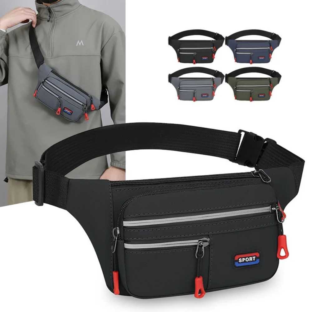New Multifunctional Simple Fashion Waist Bag Casual Versatile Mens Outing Chest Bag Outdoor Backpack ExportT251128
