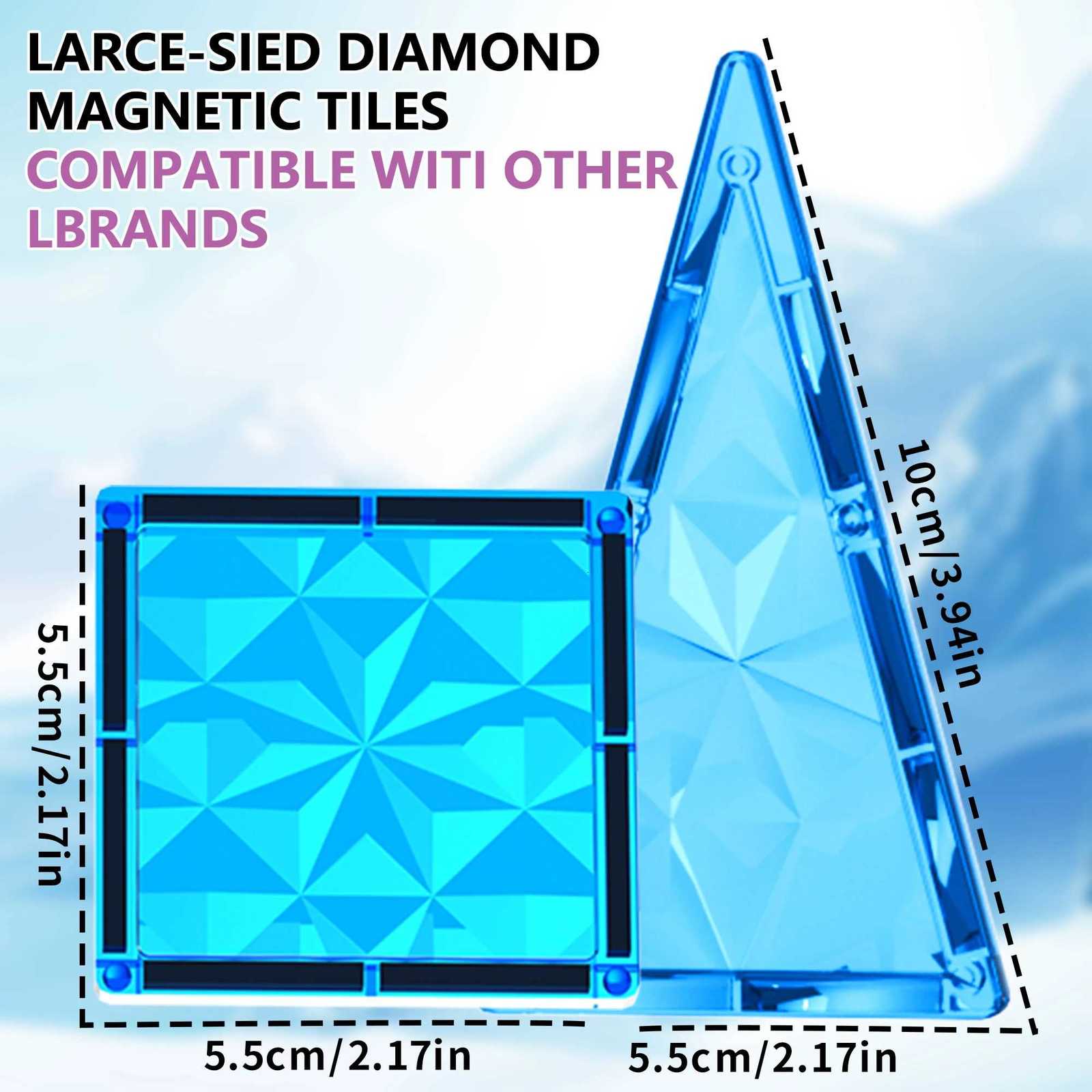 Ice and snow world magnetic film creative structure cognitive toy suitable for birthday gifts for boys and girls over 3 years Y251128