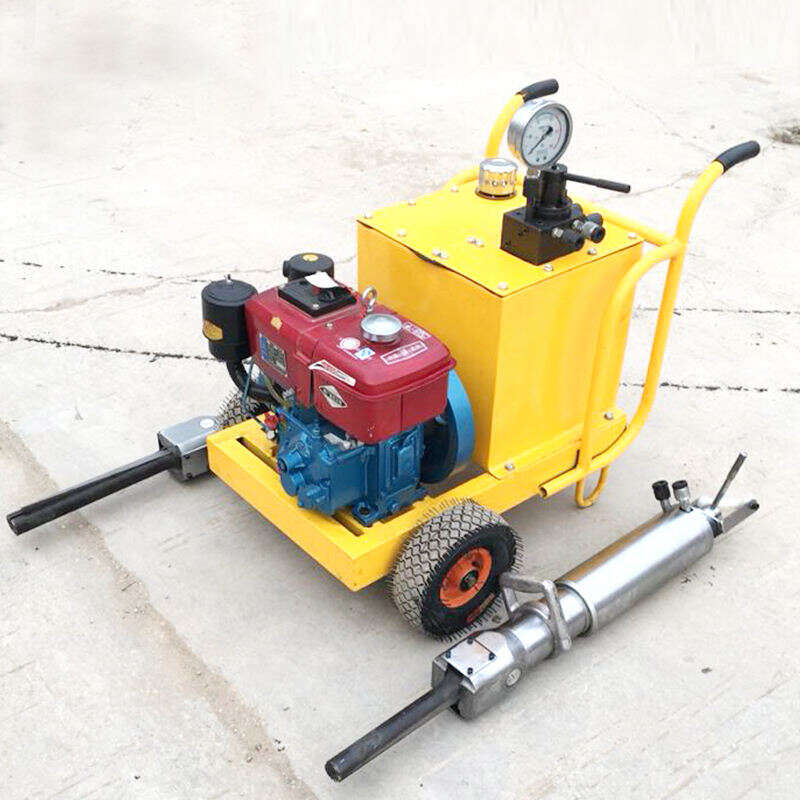 Concrete Stone Splitting Hydraulic Wedge Rock Splitter Machine for Sale