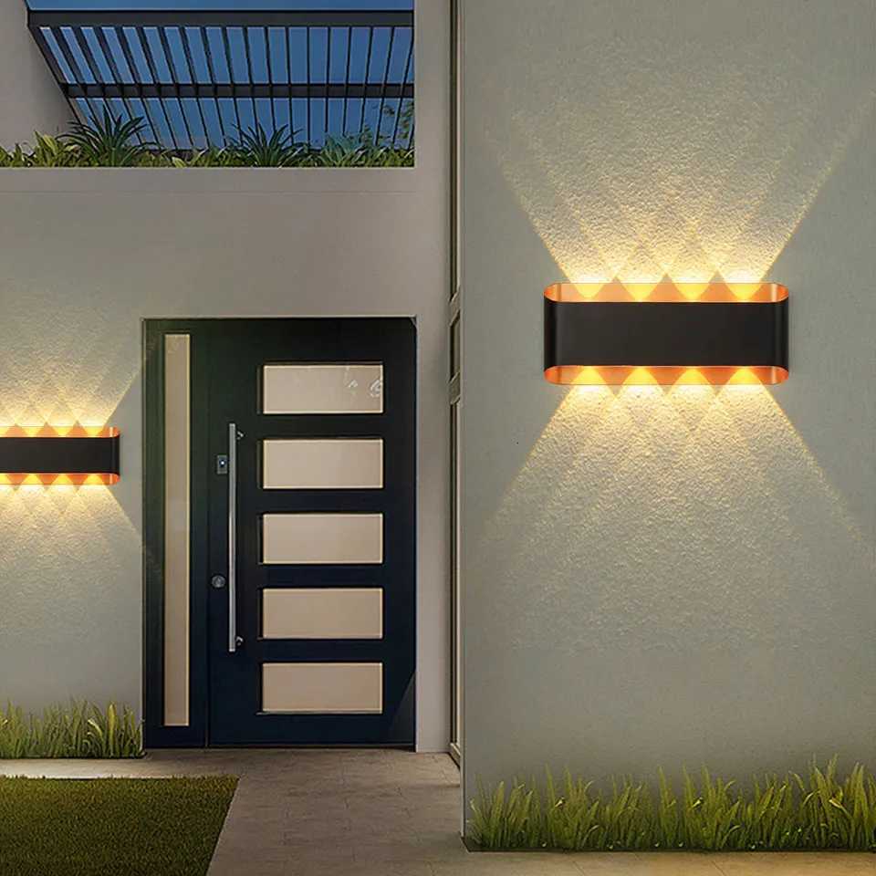 Aluminium LED Wall Lamp Waterproof IP55 Indoor Outdoor Lamp Garden Lights for Living Room Hallway Bedroom Decor M251128