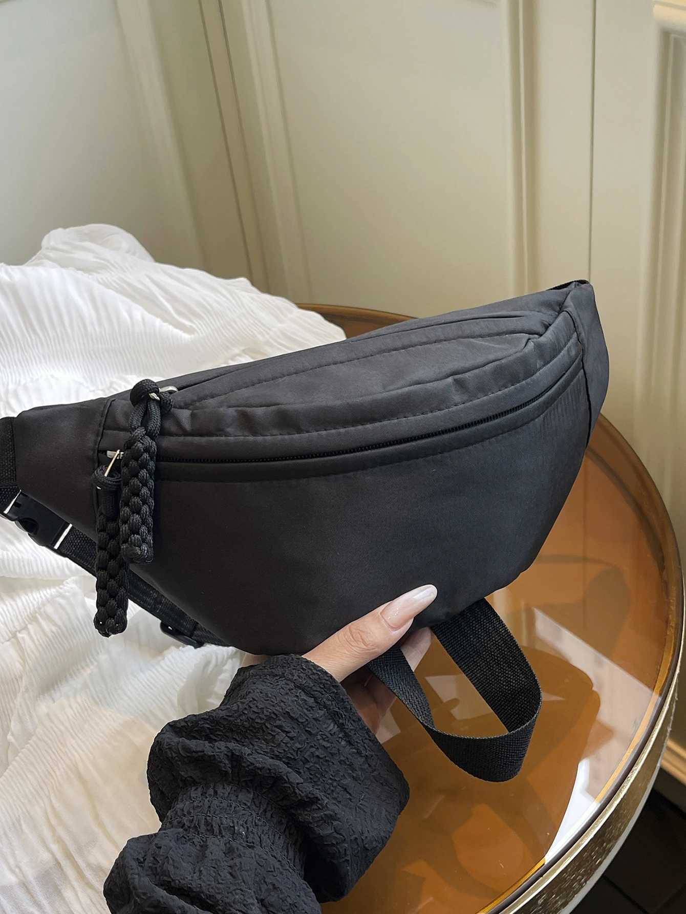 Fashion Nylon Fanny Pack Crossbody Bag Waist Bag Shoulder Bag Womens Casual Sling Purse For Outdoor Sports Sport BagsT251128