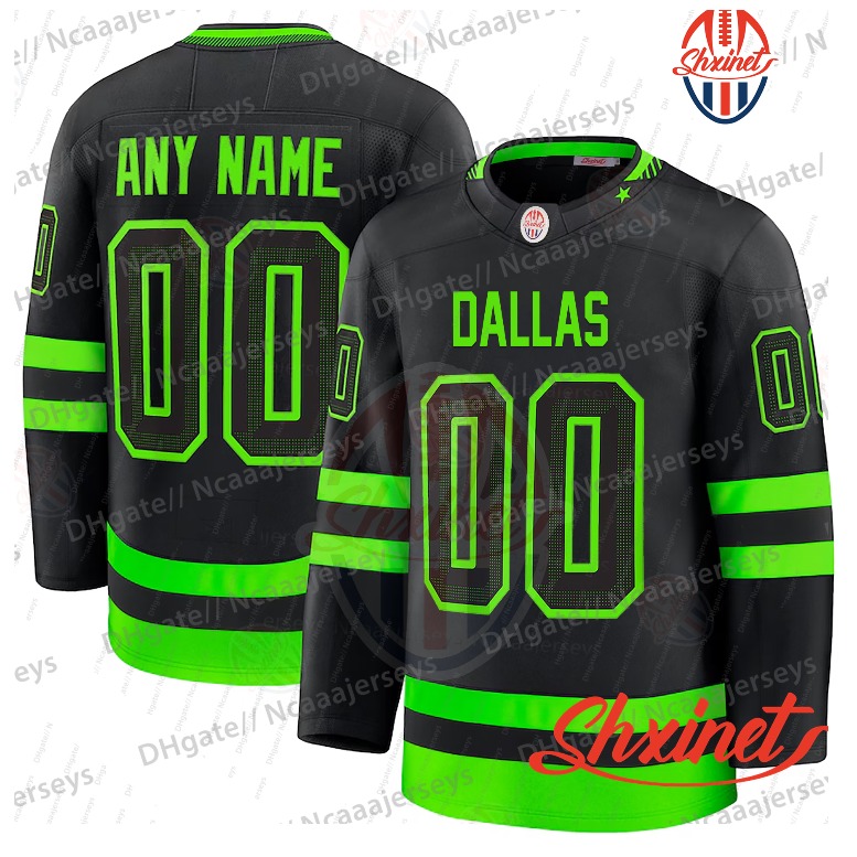 2025 26 Stars Tyler Hockey Jersey Wyatt Johnston Jason Robertson Jamie Benn Miro Heiskanen Mikko Rantanen Thomas Harley Embroidered Letter Number Desi