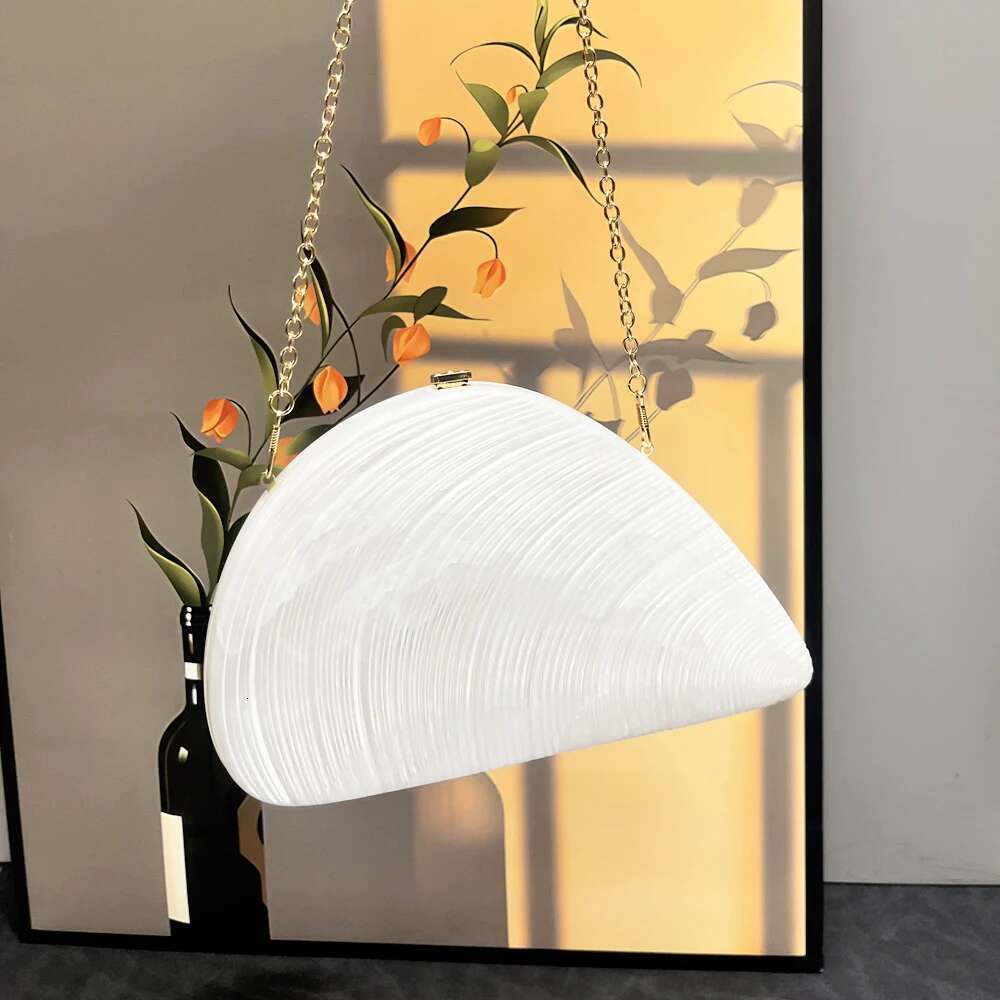 Golden Evening bag Purses and handbag Designer shoulder bags funny shape Party Wedding Acrylic Shiny Clutch purse