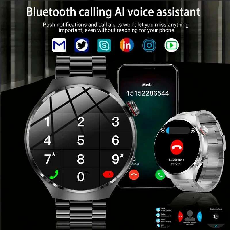 2025 New For HUAWEI 4 PRO Smart Watch Men NFC GT4Pro AMOLED HD Screen Bluetooth Call GPS Heart Rate Sport Smartwatch Women - view 5