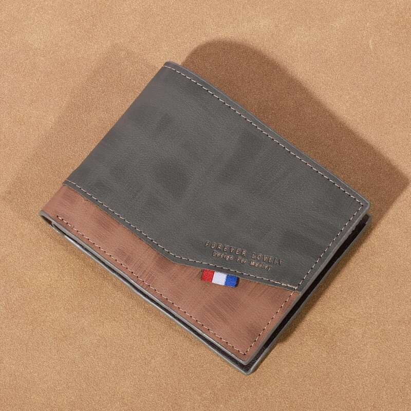 PT008,Men s high capacity leather small multi slot photo for coins vintage designer wallet